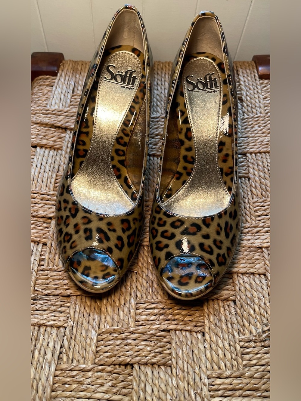 Sofft Ramona Heel in Leopard Print Size 7 - Picture 2 of 4